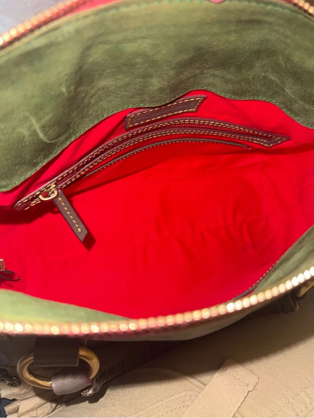 Dooney & Bourke Large Florentine Satchel in Slate